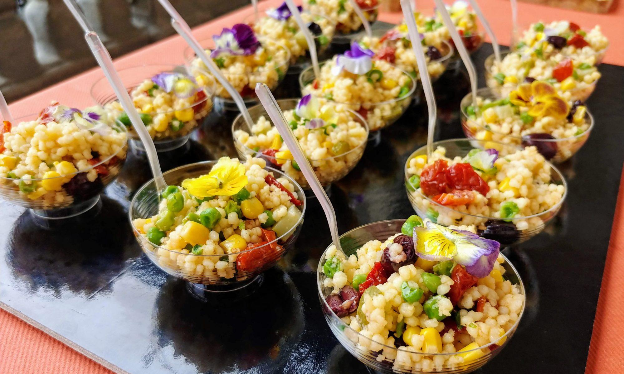 Finger food cous cous - catering La Primula Treviglio Lombardia
