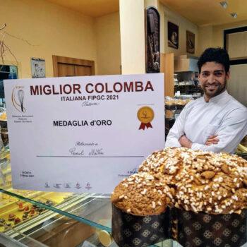 Medaglia d'oro miglior colomba FIPGC LA primula treviglio mattia premoli